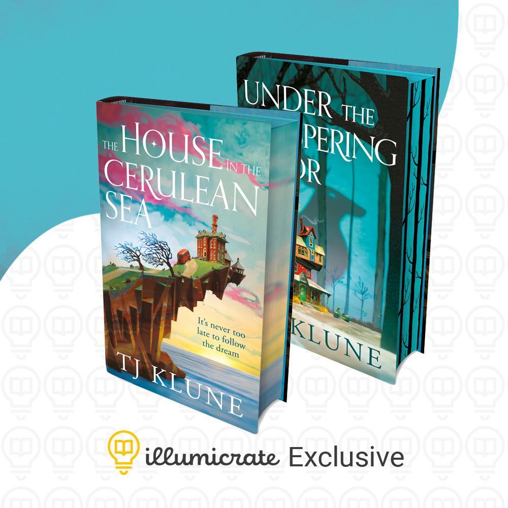 The House In the Cerulean Sea and Under the Whispering Door by TJ Klune (Illumicrate Exclusive)